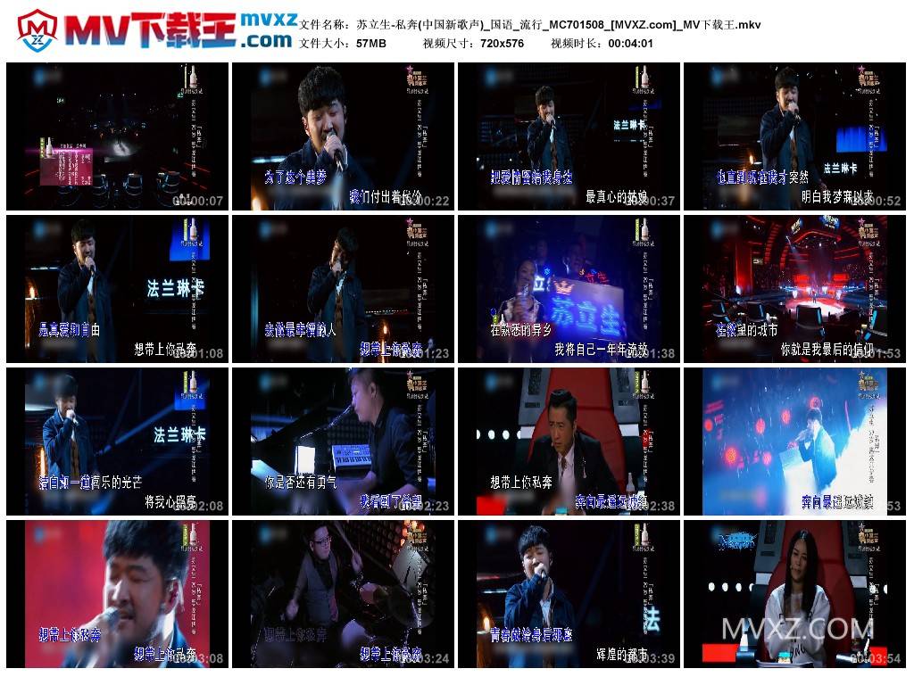 苏立生-私奔(中国新歌声)_国语_流行_MC701508